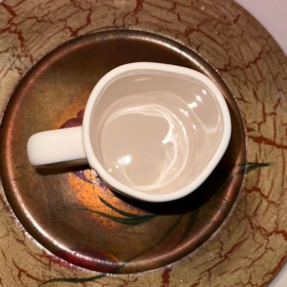 Rae Dunn. Artisan Collection by Magenta “BUNNY BAIT” Three Carrots White Mug - Picture 3 of 5